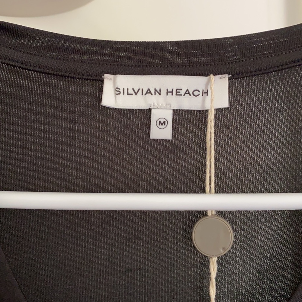 NWT Silvia Heach Black Debila Blouse M - Picture 3 of 10